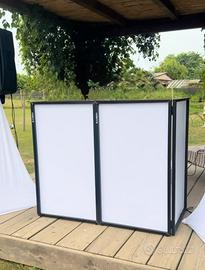 VONYX DJ Screen Pieghevole 120x70cm