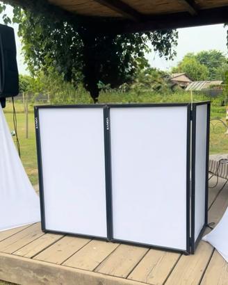 VONYX DJ Screen Pieghevole 120x70cm