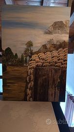 Dipinto su tela, 100 x 70 cm