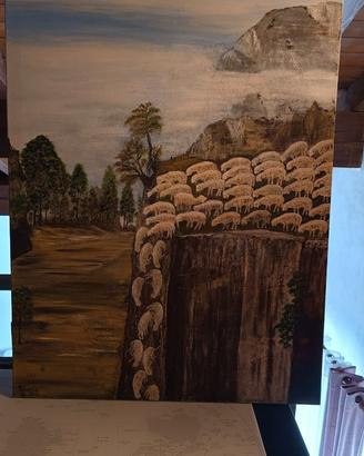Dipinto su tela, 100 x 70 cm