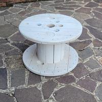 Tavolino "BOBINA" bianco