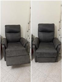 Poltrona elettrica reclinabile relax