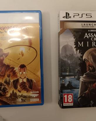 Giochi PS5 e Switch. Indiana Jones,AC,Mario, Zelda