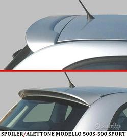 Spoiler posteriore Fiat 500 modello 500S , Sport