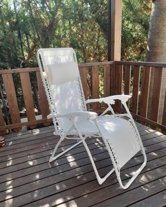 Sedia sdraio pieghevole da relax