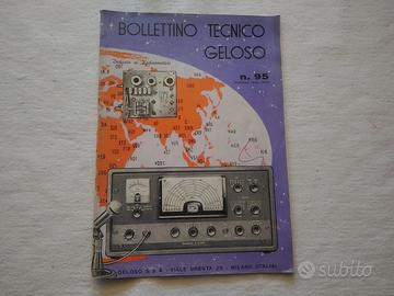 G4-223 GELOSO BOLLETTINO TECNICO N.95 TRASMETTITOR