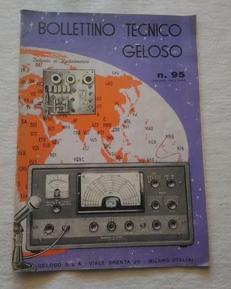 G4-223 GELOSO BOLLETTINO TECNICO N.95 TRASMETTITOR