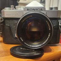Konica AutoreflexT+Zoom+Grandangolo(set completo)