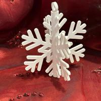 Decorazione Natalizia Stampa 3D Fiocco di Neve