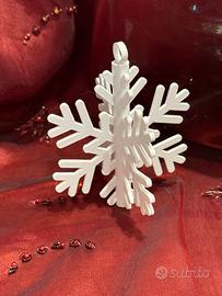 Decorazione Natalizia Stampa 3D Fiocco di Neve