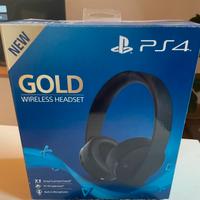 cuffie PS4 gold