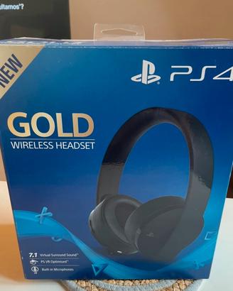 cuffie PS4 gold