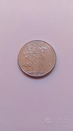 Moneta da lire 100 (Errore di conio)