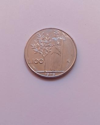 Moneta da lire 100 (Errore di conio)