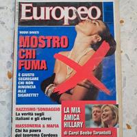 EUROPEO Novembre 1992 Hillary Clinton Massoneria &
