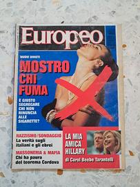 EUROPEO Novembre 1992 Hillary Clinton Massoneria &