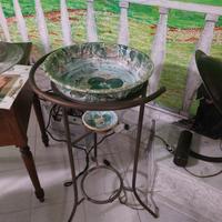 Toilette/Lavabo in ferro e ceramica 