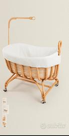 Culla in rattan