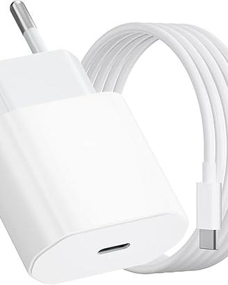 Caricatore USB C da 20W con Cavo i Phone da 1M,