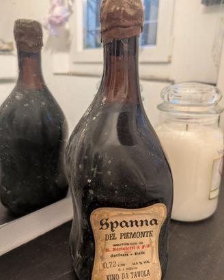 bottiglia vintage di Spanna del Piemonte 