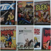 Tex Zagor Mark Blek Diabolik KenParker AlanFord