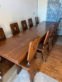 Tavolo+sedie+credenza