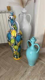 Anfora in ceramica rifiniture pregiate