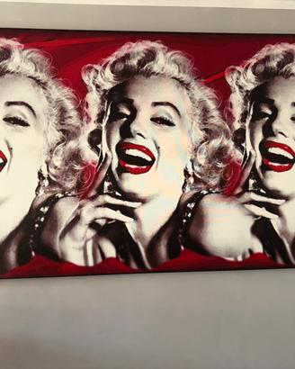 Quadro Pop Art stile Marilyn Monroe – 200 × 100 cm