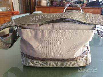 Borsa Massini Rossa beige tracolla NUOVA italiana