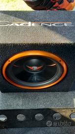 Subwoofer cadence amplificato 500 watt