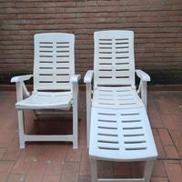 2 poltrone  -lettino da giardino Yuma Progarden 
