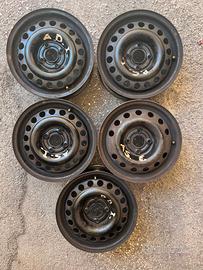 Set 5 cerchi 4 fori 14x5,5 ET49 – Originali GM