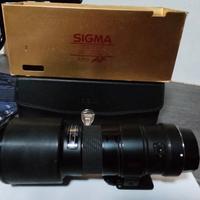 sigma  af 400mm f 5.6  APO attacco Canon 