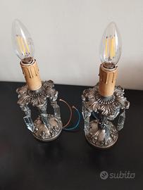 coppia abajour con gocce lunghe