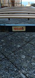 Rete a doghe singola con materasso a 50 euro