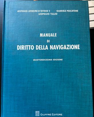 Manuale diritto della navigazione