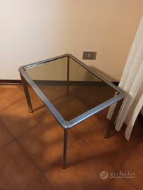 Tavolino in vetro anni 70