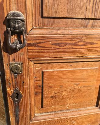 Portoncino a 2 ante in legno - porta