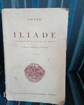 Omero - iliade - traduzione Vincenzo monti -antica