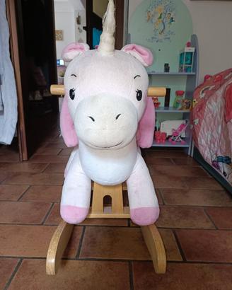 Cavallo a dondolo in legno Labebè