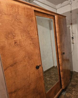 Kleiderschrank mit Spiegel /Armadio vintage