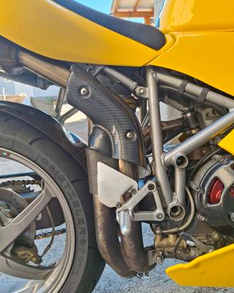 paracalore  scarico  carbonio ducati  916 996 748