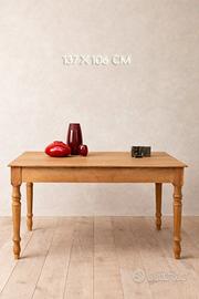 Tavolo inglese in rovere massello – fine XIX / ini