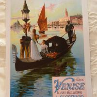 Poster Venezia liberty Art Nouveau Belle Époque