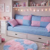 SET 5 PEZZI: Rivestimento Divano Letto / Cameretta