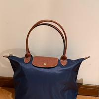Borsa unisex Longchamp Le Pliage Large BLU
