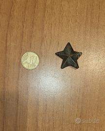 Stellina militare in rame d'epoca originale 