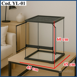 Terrario 32x32x46 Plastica e Rete