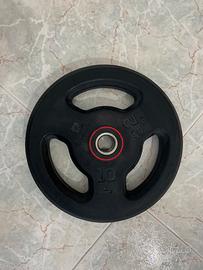 Coppia di dischi gommati da 10 kg