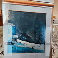 splendido olio su tela 45 X 50 del pittore Bossone